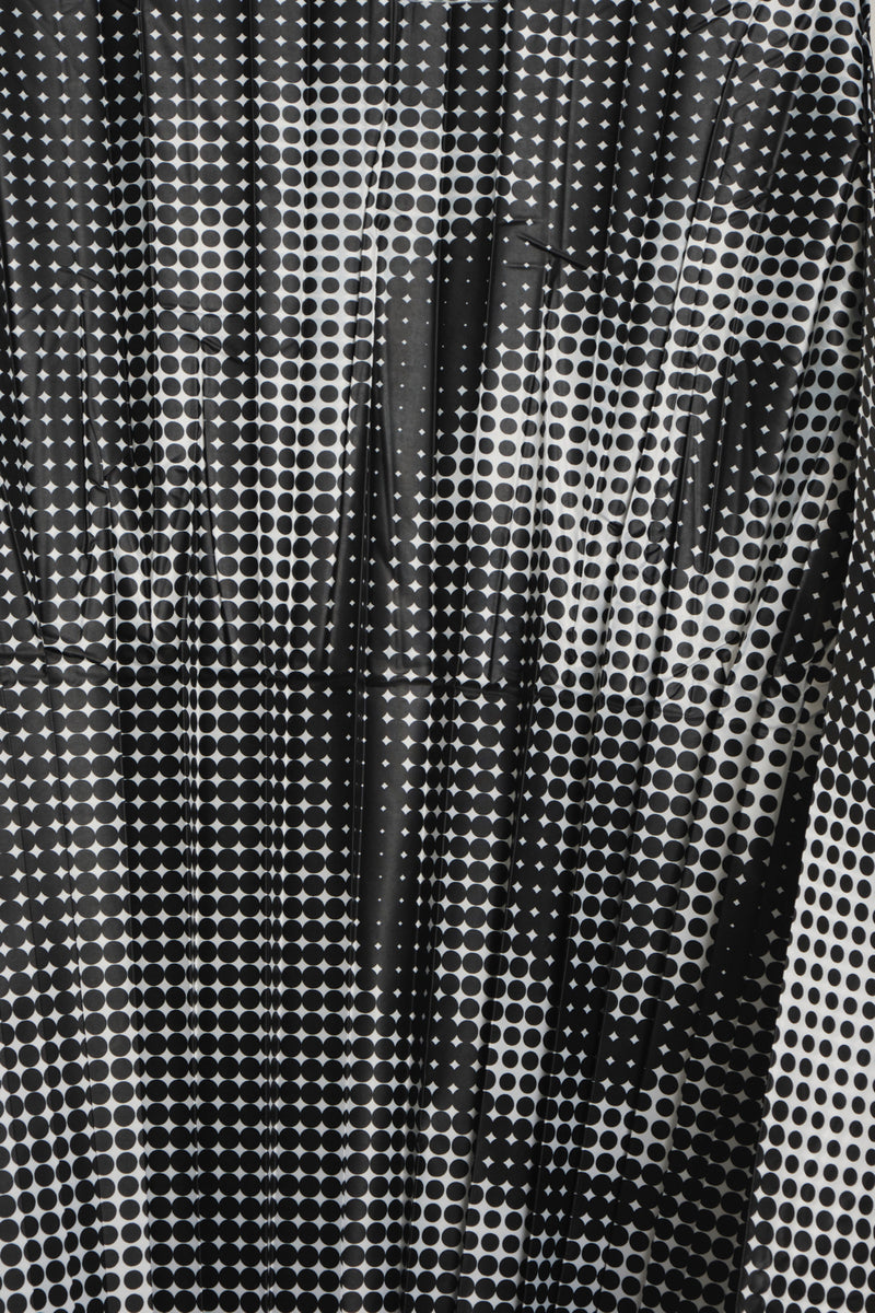 HALF PLEATS PULL SMILE BLACK