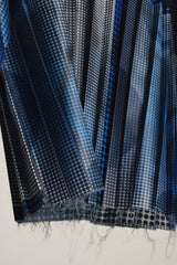HALF PLEATS PULL SMILE BLUE