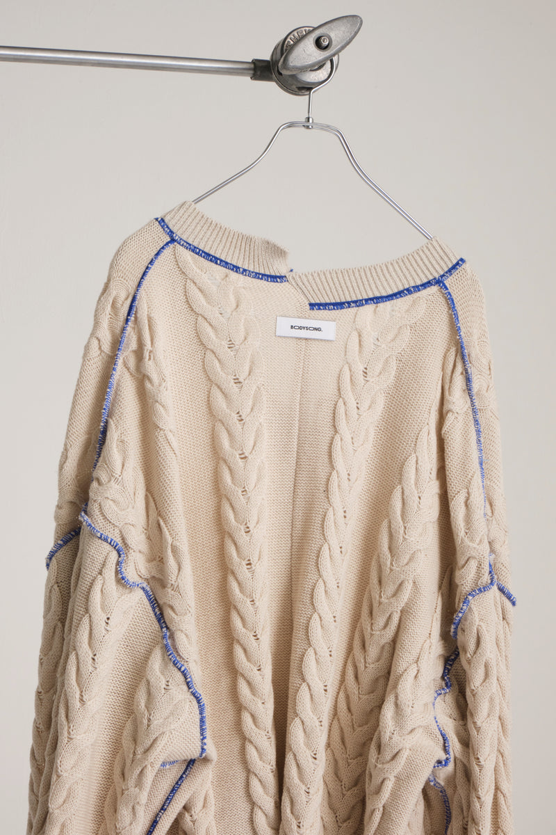 INSIDE OUT KNIT SW WHITE – BODYSONG. ONLINE STORE