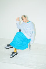 BUBBLEGUMDAMAGESWEATER		BLUE