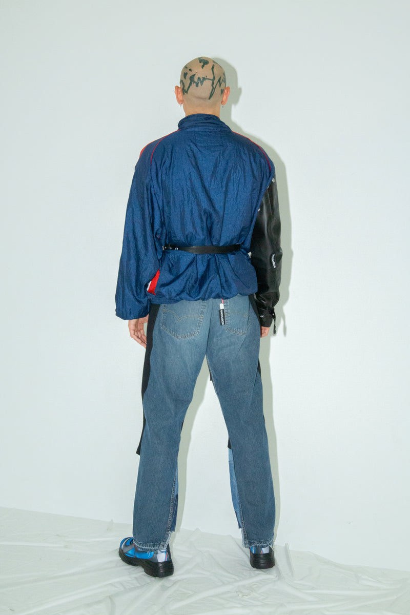 REHALFSW-DENIMBACK		BLACK
