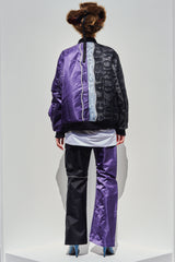 HARLBOMBERN / Black×Purple